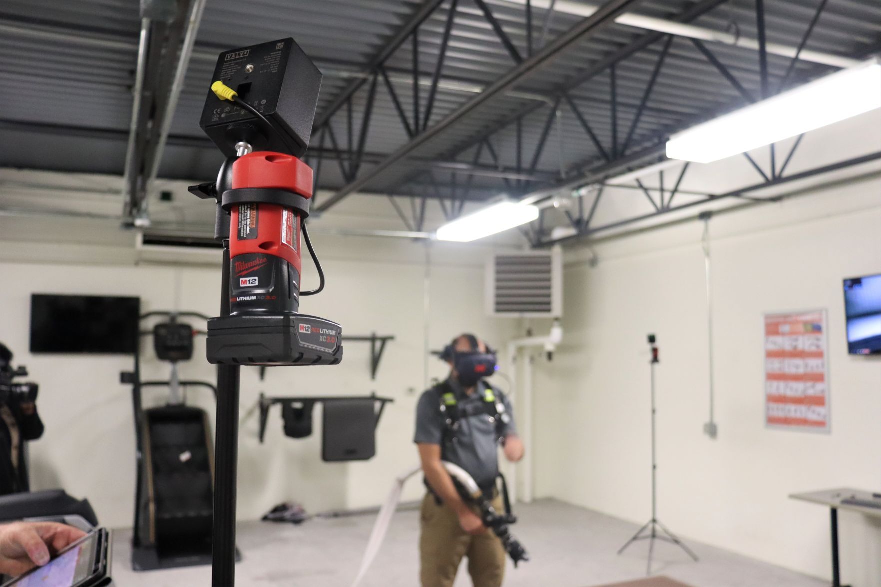 CVTC virtual reality firefighter training